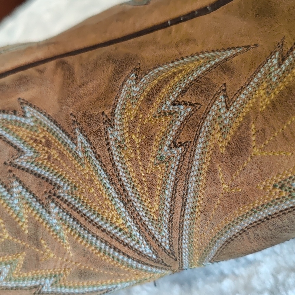 Nocona, Vintage EST 1925 Leather Western Cowboy Boots Men's Size 11.5 D. - Picture 8 of 16